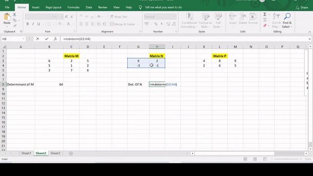 Functions of EXCEL for Matrix Operations | Matrix Addition, Multiplication, Inverse using Excel смотреть онлайн