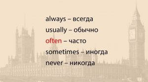 Наречия частоты действия. Видеоурок по английскому языку 2 класс