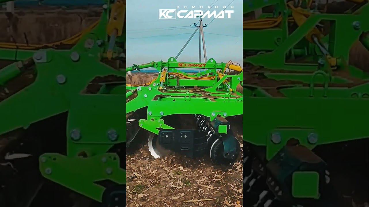 БДК-6С "СТАЛКЕР". Испытания в поле. Отличный фон для сева. #производитель #почвообработка #борона