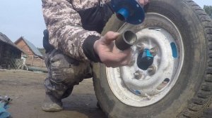 Грузы на жигулёвские колёса для мотоблока Нева!Правильный домкрат для монтажа колёс,фрез!(1ЧАСТЬ)