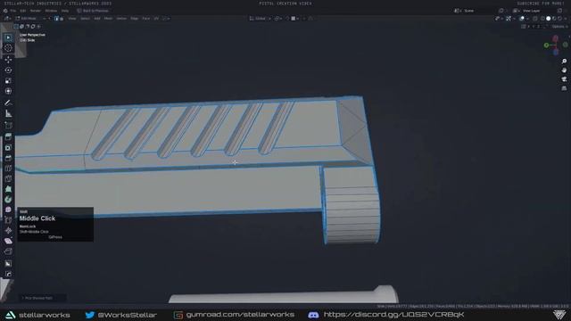 DXT Pistol Creation Process (game-ready)