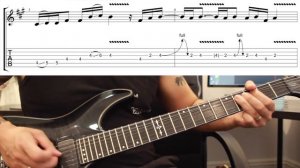 How to play ‘A Tout Le Monde’ by Megadeth Guitar Solo Lesson w/tabs