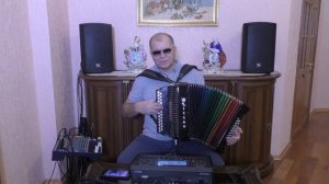 Красивая французская мелодия на гармони Виктора Литтау.