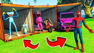 ВЫБИЛ ХАГГИ ВАГГИ ИЗ КОНТЕЙНЕРА в ГТА 5 МОДЫ! Poppy Playtime ОБЗОР МОДА в GTA 5 ВИДЕО