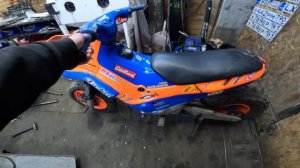 Обзор на редкий кроссовый скутер HONDA CUB EZ-9