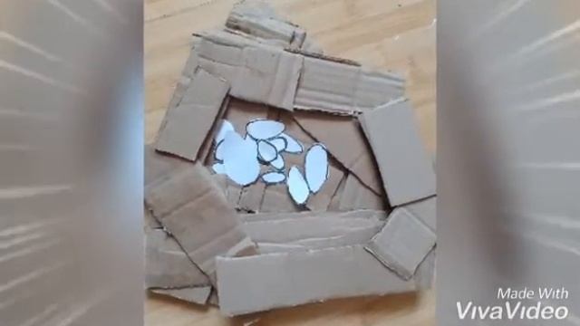 как сделать #гнездо для курицы наседки из картона. Пасхальная поделка