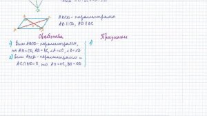 8 класс. Геометрия. Четырехугольник: вершины, стороны, диагонали. Свойства параллелограмма. Урок #1
