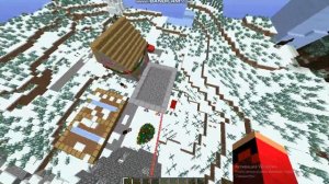 Обзор на новогоднюю деревню жителей номер 13