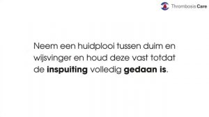 Injectietechniek Fraxiparine-Clexane-Fraxodi-Innohep film