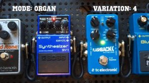 Boss SY-1: All 121 Settings on Bass