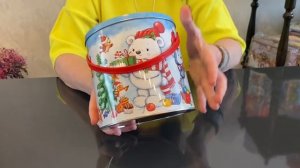 Пушистики - сладкий новогодний подарок в жестяной упаковке