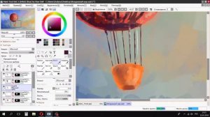 How to draw air balloon / Как нарисовать воздушный шар