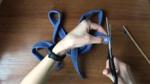 Как сделать шнурок для худи из основной ткани