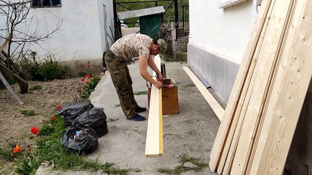 Самый простой способ сварки каркаса ворот. Обшиваем Ворота Шпунтованной доской. Жизнь в Деревне. смотреть онлайн