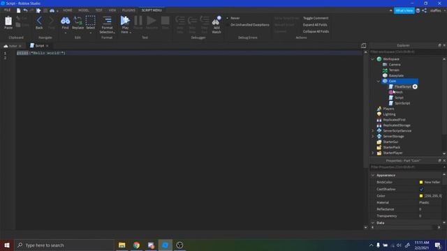 How to make a Coin System in ROBLOX Studio! (ROBLOX Studio Tutorial) смотреть онлайн