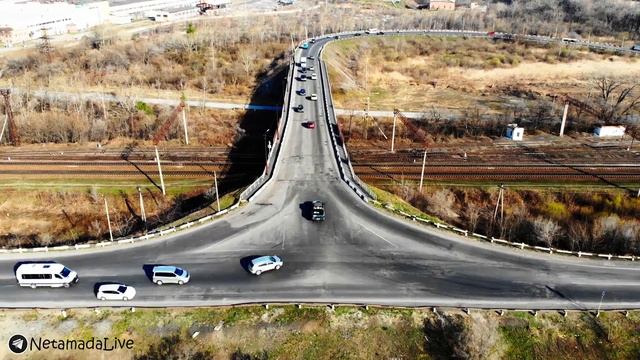 мини таймлапс путепровод Спасск-Дальний. весна 2022
