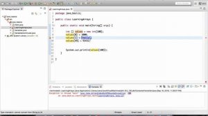 Working with Arrays in Java Eclipse