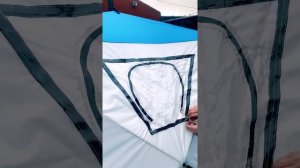 Мобильная баня походная, просторная зимняя палатка куб для рыбалки Coolwalk CT-3022, 220х220х215 см