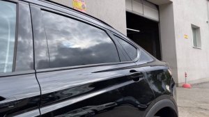 Geely Tugella - полный антихром, бронирование фар полиуретановой пленкой