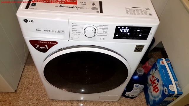 LG Washer Dryer Inverter Direct Drive 8/5 Kg F4J6TM0W: cotton+ programme смотреть онлайн