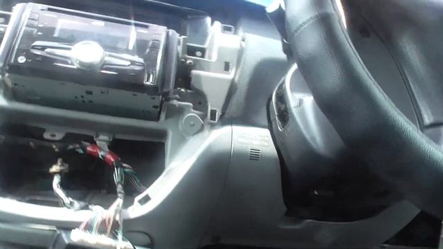 Как снять климат контроль и щиток приборов toyota opa 10 кузов смотреть онлайн