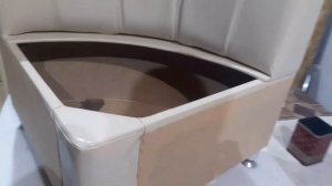 Перетяжка углового кухонного дивана! Стреляю короб и собираю угол дивана! Оренбург, тел: 8987792000