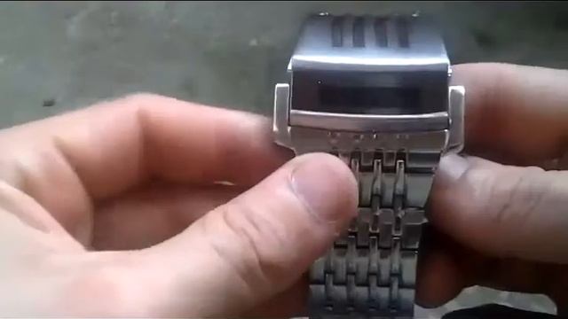 Часы мужские электронные, стальные смотреть онлайн