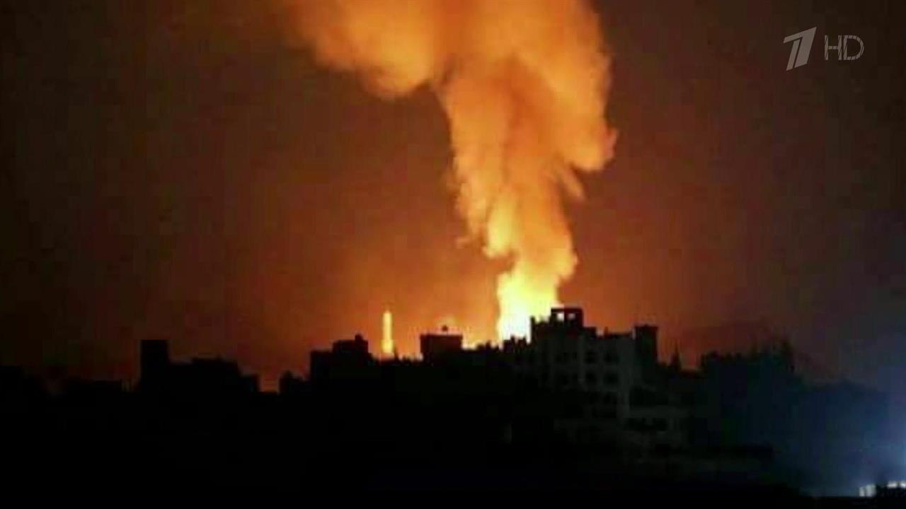 США, Великобритания и Франция нанесли ракетные удары по военным объектам в Сирии