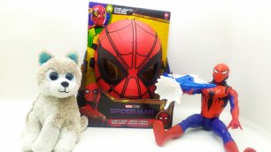 Маска Человека-паука F02345L0 Spider-man! Играем с щенком Митей!