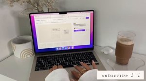 MACBOOK AIR M2 UNBOXING *starlight* + first impressions & customisation