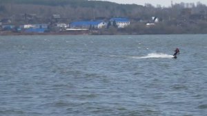 Вейкборд под кайтом