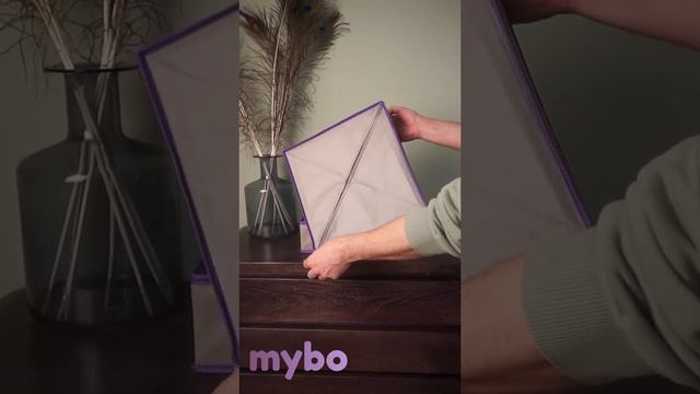 Органайзер для вещей Mybo 30х30см (Серый с темно фиолетовым)