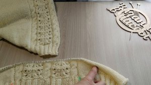 Безрукавка спицами/процесс вязания/как связать безрукавку спицами