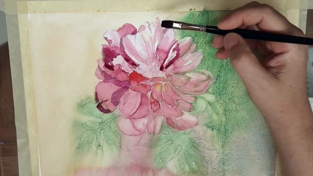 Акварель: Когда приходится работать на плохой бумаге. смотреть онлайн