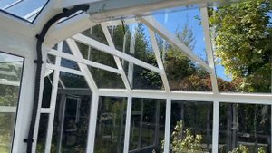 Теплица английская 3x6 м декоративным коньком - 178