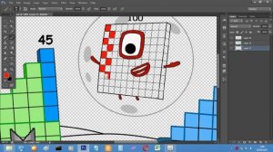 Numberblocks 45 and 55 love story - Numberblocks fanmade coloring story