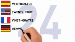 Como se Escribe el Número 24