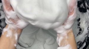 АСМР Губки, мыльная пена и полоскание губок. ASMR Sponges, soap foam and sponge rinsing.