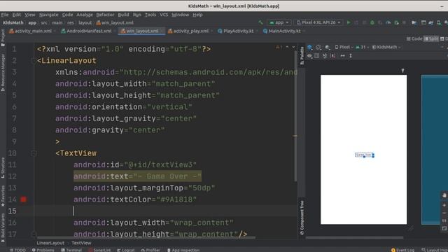 kid's math game example in android studio\simple math app with android studio #SolutionCodeAndroid