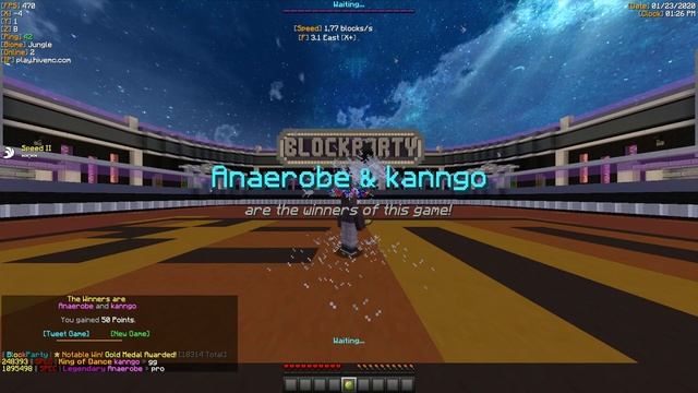 BlockParty 25 round's compilation | HiveMc java edition смотреть онлайн