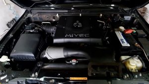 работа двс 6g75  после нашего кап. ремонта. pajero 4 , 3.8L