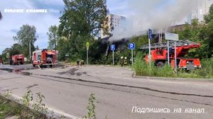 В Иваново в центре города сгорел многоквартирный дом