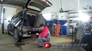 Установка фаркопа на Mercedes ML W166 в ФаркопОФФ