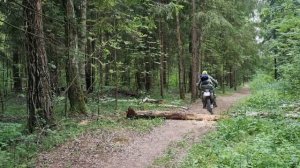 KAYO T2 ENDURO  перепрыгиваем бревно