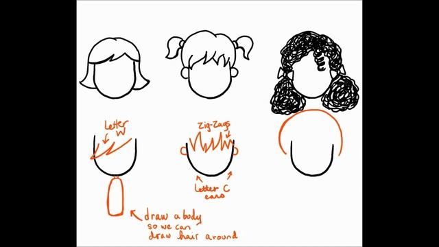 How to Draw Girls Hair In Different Cartoon Styles смотреть онлайн