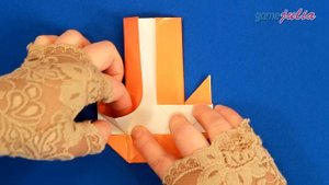 Оригами из бумаги Кресло ❀ Мебель для кукол своими руками