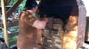 Обжиг керамики в дровяной печи. Секреты ганозиса. ОРК ЛОПНУЛ! Папа драконов.