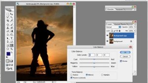 collor balance Tutorial Photoshop