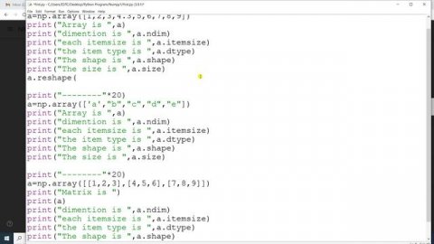 Python NumPy part - 1 | pip install numpy | How to install numpy | Python Array | Python Matrix
