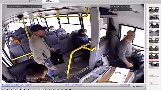 Пример видео комплекта Видеомобиль 4B для общественного транспорта смотреть онлайн